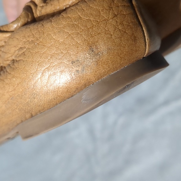 Tory Burch Reva Tumbled Logo Flats size 4.5 - Picture 6 of 10